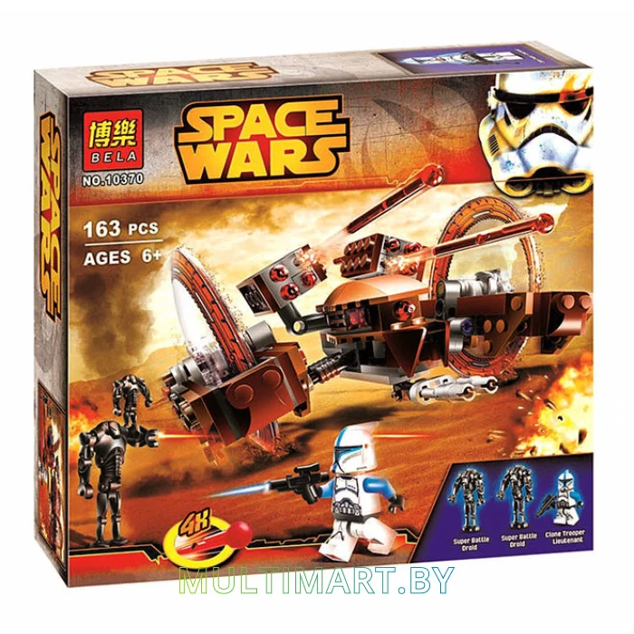 Конструктор Bela Space Wars 10370 Дроид Огненный град